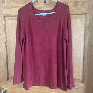 Grace & Lace red bamboo pullover sweater